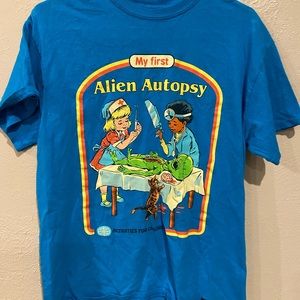 Steven Rhodes alien autopsy tshirt